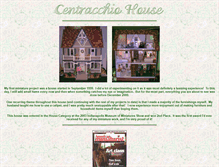 Tablet Screenshot of centracchiohouse.kathysminis.com