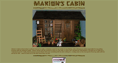 Desktop Screenshot of marionscabin.kathysminis.com